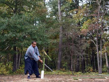 Bamboo-cutting